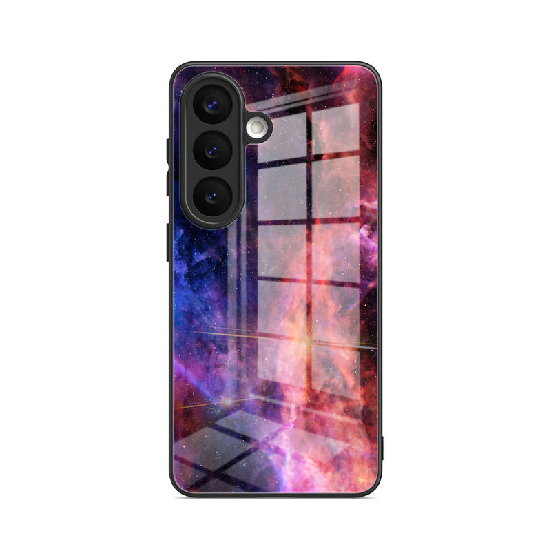 Blue Red Nebula - Samsung Glass Case