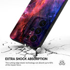 Blue Red Nebula - Samsung Silicone Case