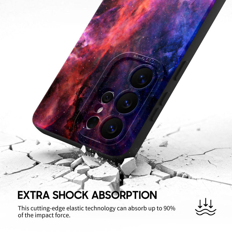 Blue Red Nebula - Samsung Silicone Case