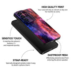 Blue Red Nebula - Samsung Silicone Case