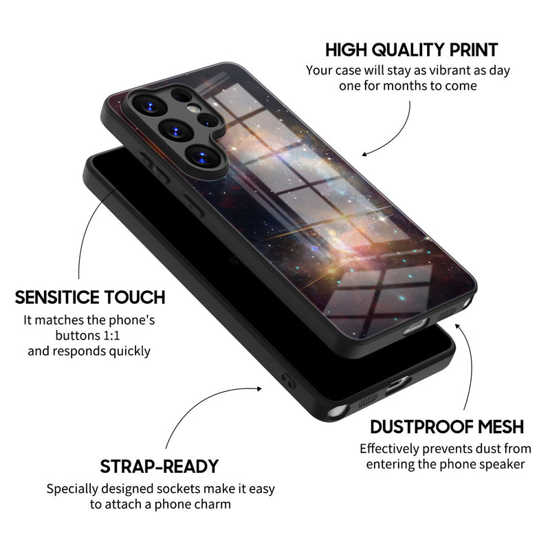 Meniscus Nebula - Samsung Glass Case