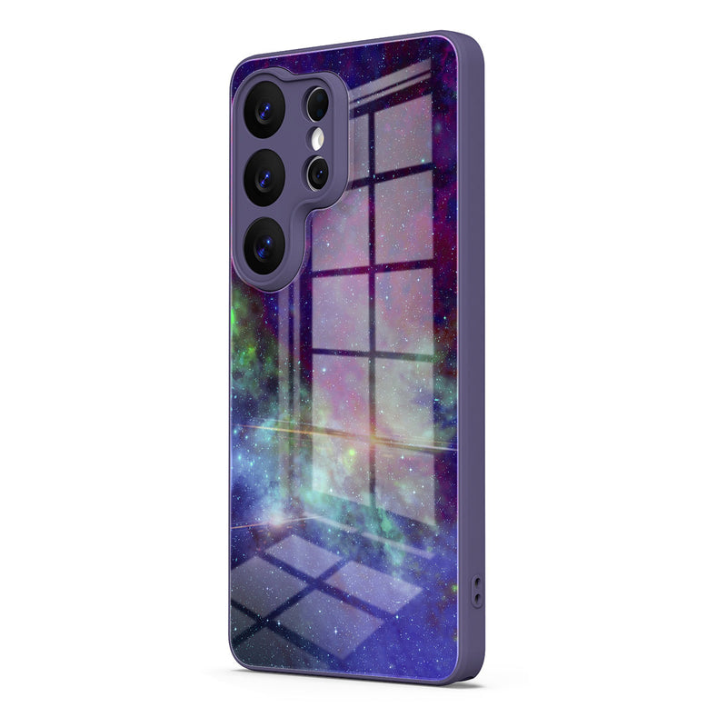 Psychedelic Purple World - Samsung Glass Case