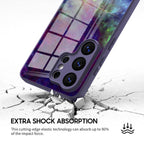 Psychedelic Purple World - Samsung Glass Case