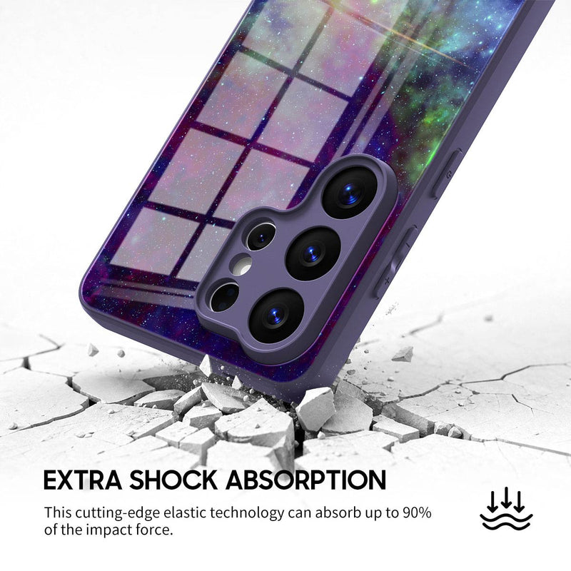 Psychedelic Purple World - Samsung Glass Case