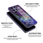Psychedelic Purple World - Samsung Glass Case