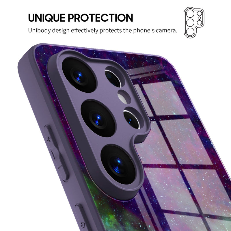 Psychedelic Purple World - Samsung Glass Case
