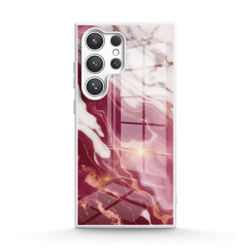 South Red Agate - Samsung Glass Case Caselm
