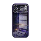 Purple Planet - iPhone Glass Case