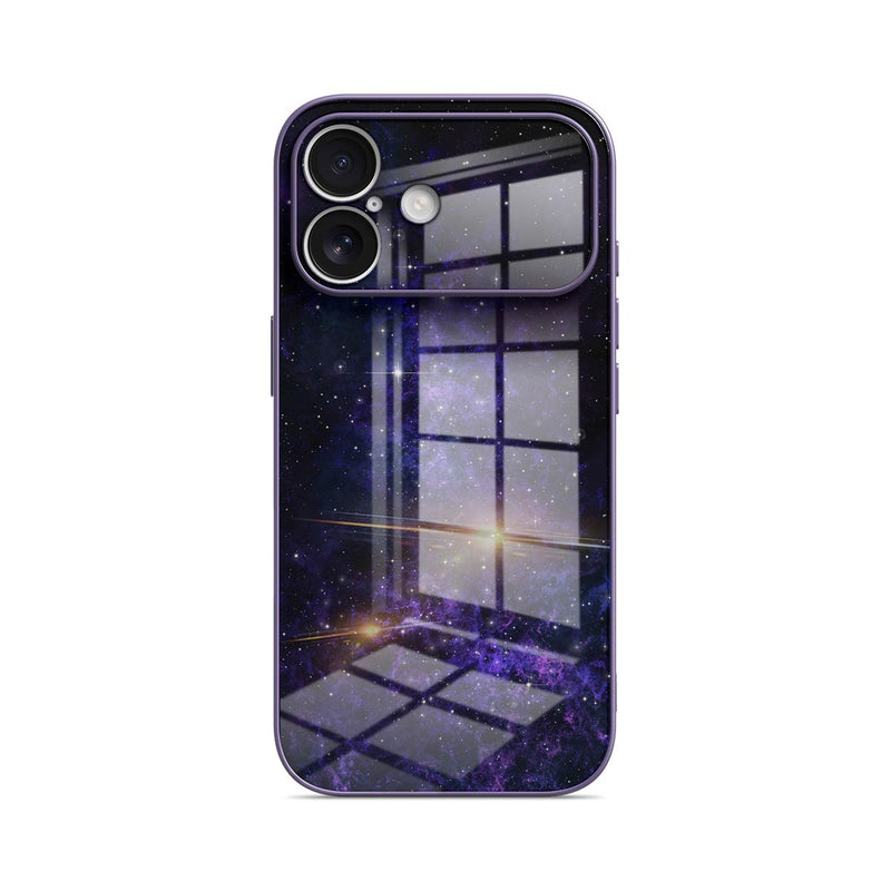 Purple Planet - iPhone Glass Case