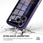 Purple Planet - iPhone Glass Case