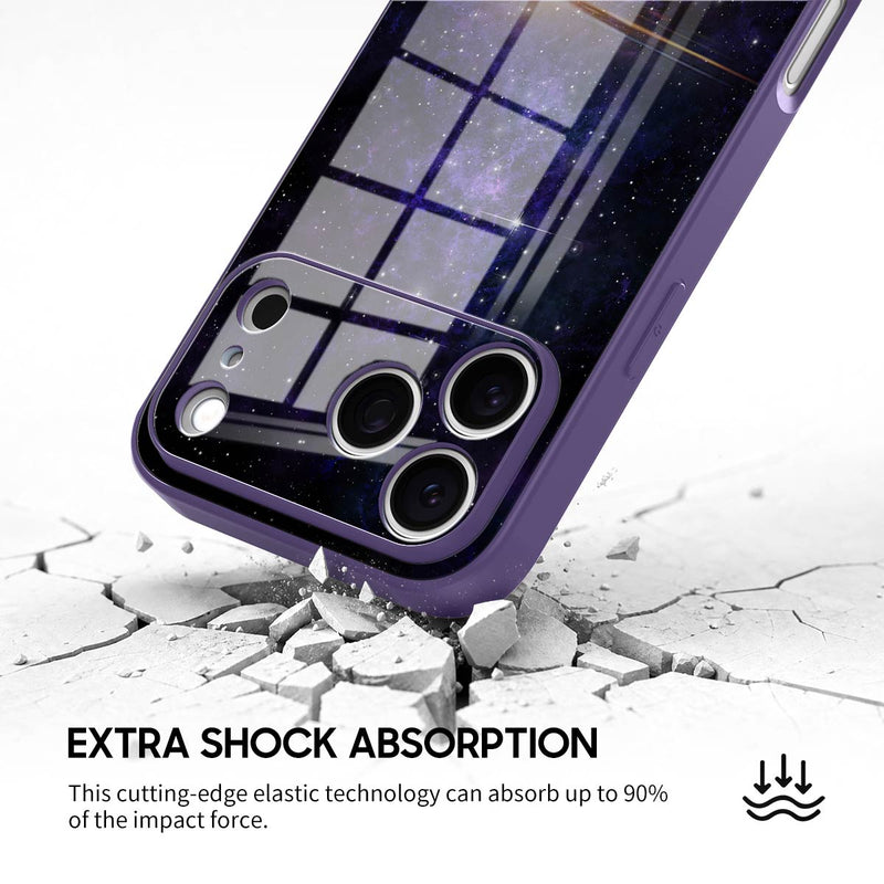 Purple Planet - iPhone Glass Case