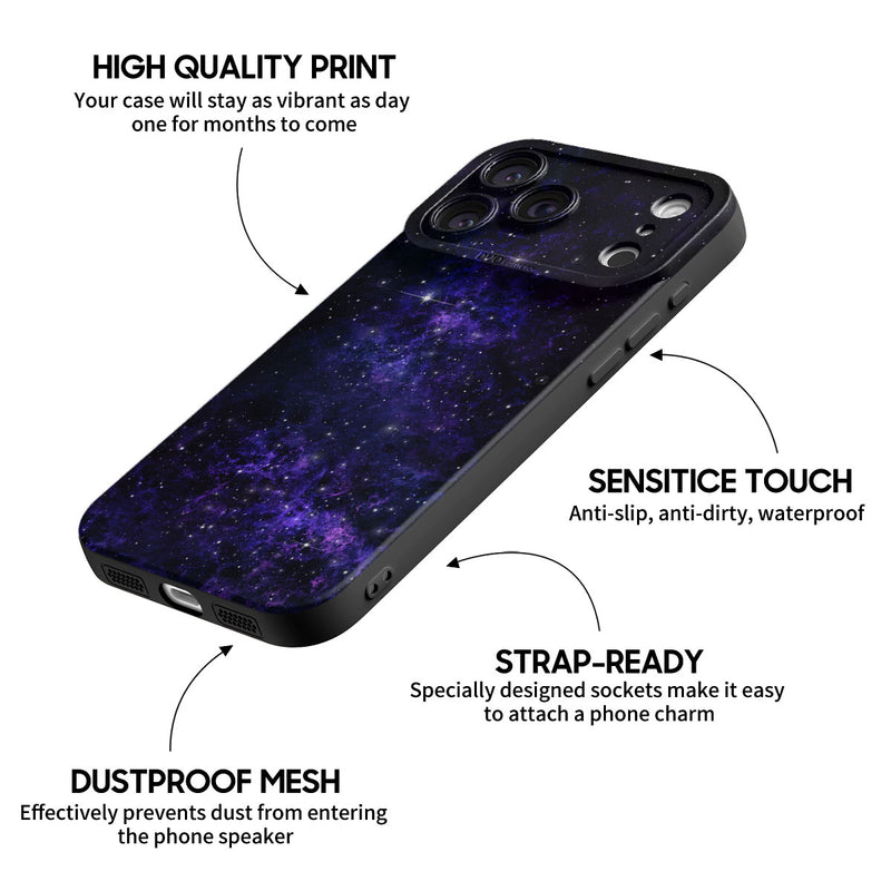 Purple Planet - iPhone Silicone Case