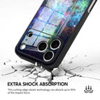 Magnetic Starburs - iPhone Glass Case