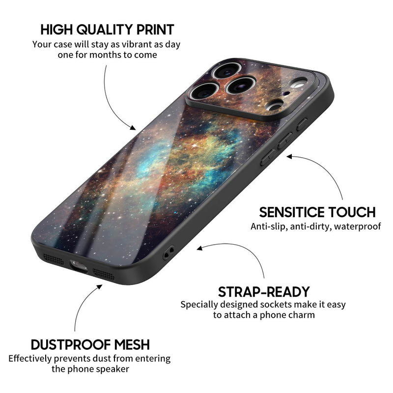 Interstellar Abyss - iPhone Glass Case