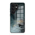 Black Gray - Samsung Glass Case