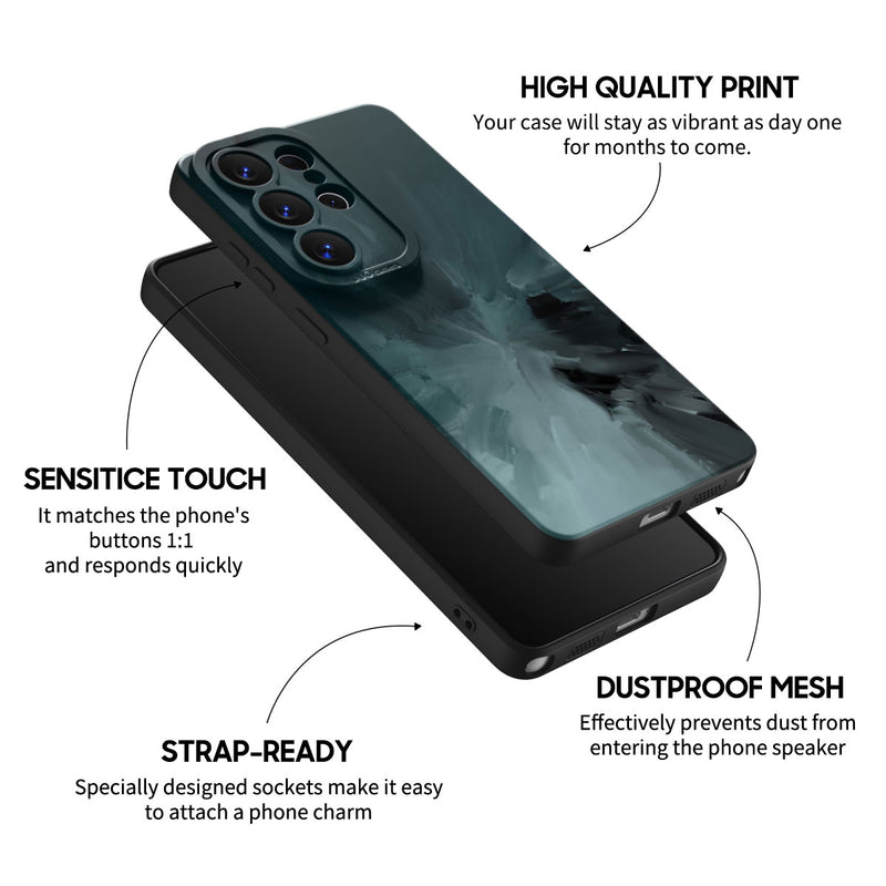 Black Gray - Samsung Silicone Case