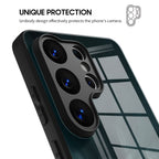 Black Gray - Samsung Glass Case