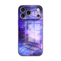 Blue-Purple Nebula - iPhone Glass Case