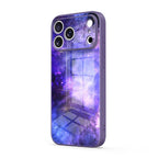 Blue-Purple Nebula - iPhone Glass Case