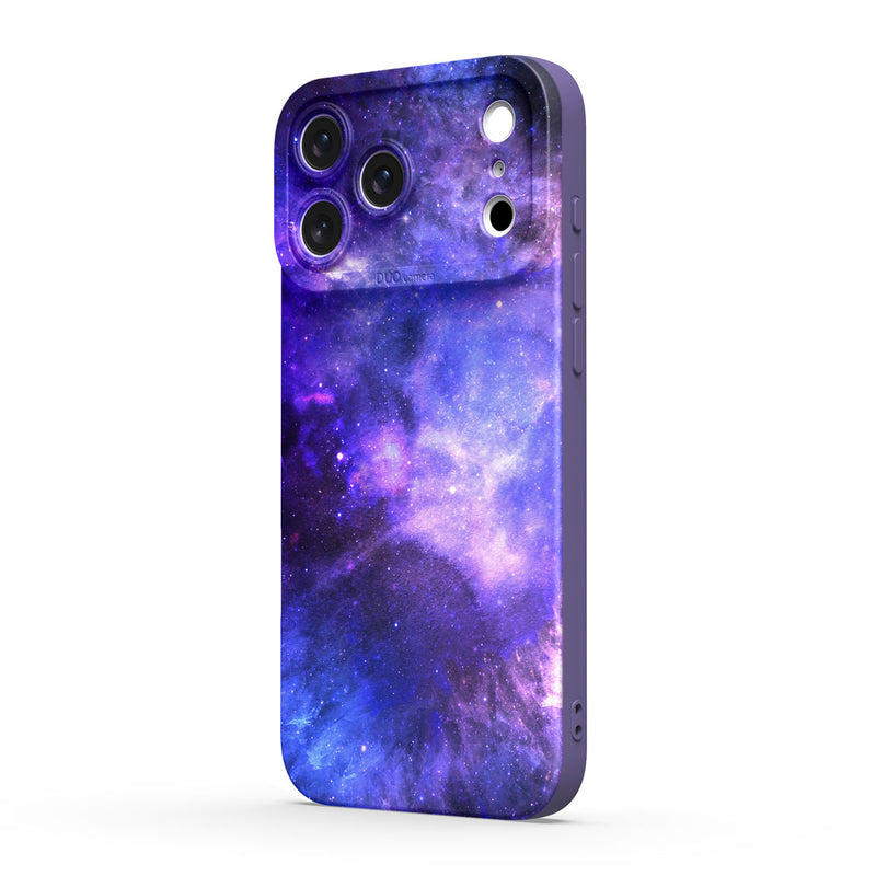 Blue-Purple Nebula - iPhone Silicone Case