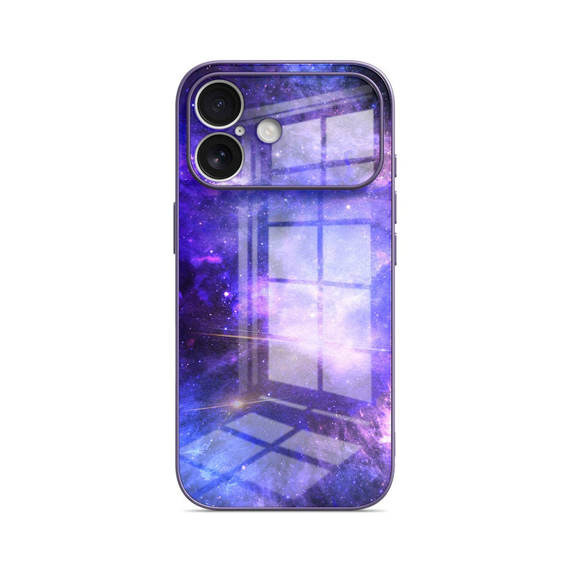 Blue-Purple Nebula - iPhone Glass Case