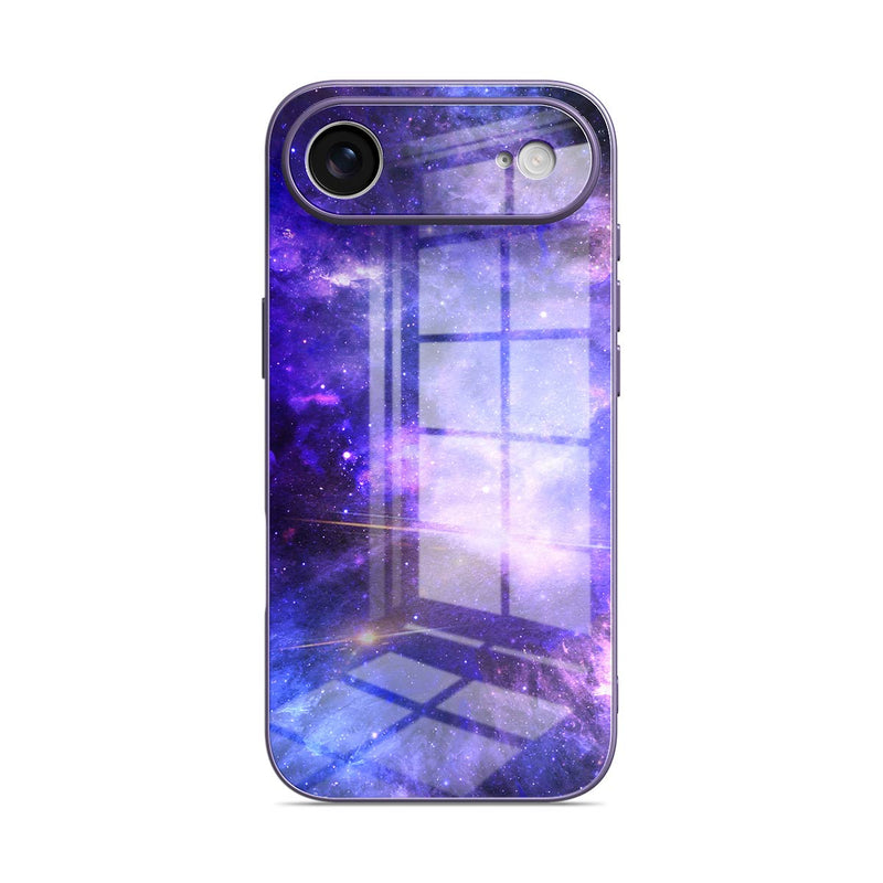Blue-Purple Nebula - iPhone Glass Case