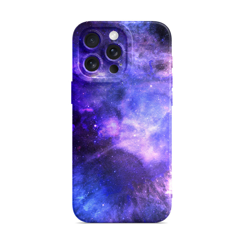Blue-Purple Nebula - iPhone Silicone Case