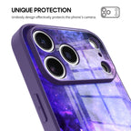 Blue-Purple Nebula - iPhone Glass Case