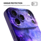 Blue-Purple Nebula - iPhone Silicone Case