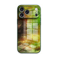 Yellow-Green Nebula - iPhone Glass Case