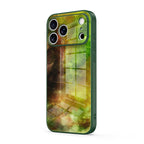 Yellow-Green Nebula - iPhone Glass Case