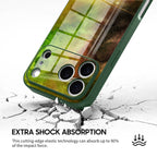 Yellow-Green Nebula - iPhone Glass Case