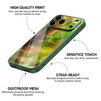 Yellow-Green Nebula - iPhone Glass Case