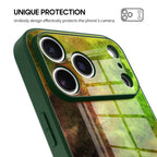 Yellow-Green Nebula - iPhone Glass Case