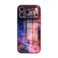 Blue Red Nebula - iPhone Glass Case
