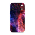 Blue Red Nebula - iPhone Silicone Case