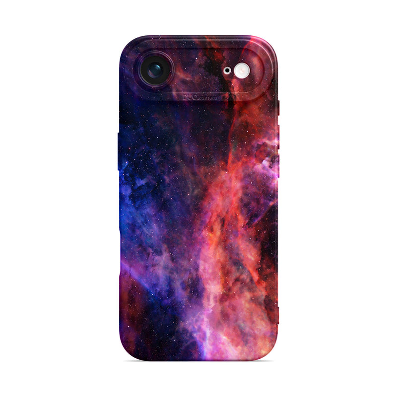 Blue Red Nebula - iPhone Silicone Case