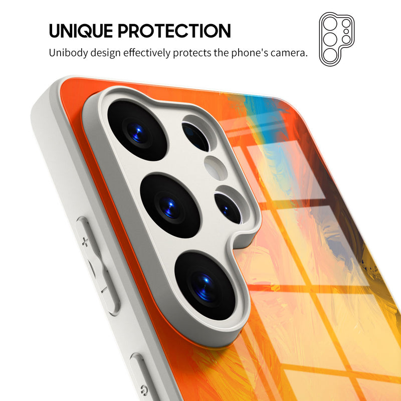 Heat Phoenix - Samsung Glass Case