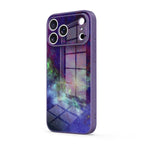 Psychedelic Purple World - iPhone Glass Case