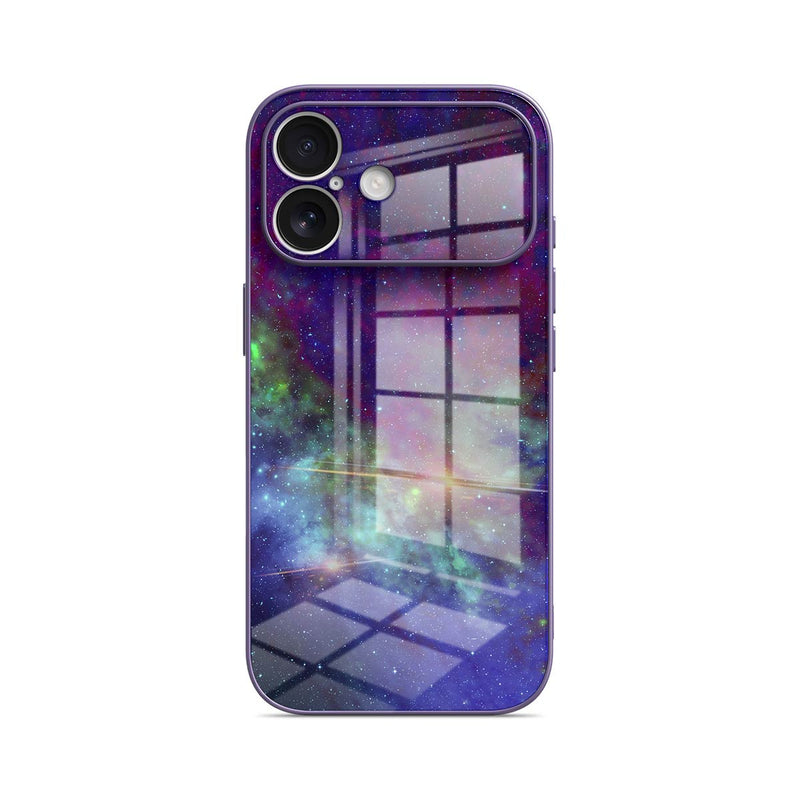 Psychedelic Purple World - iPhone Glass Case
