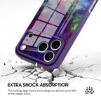 Psychedelic Purple World - iPhone Glass Case