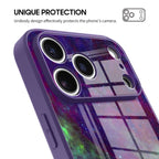 Psychedelic Purple World - iPhone Glass Case