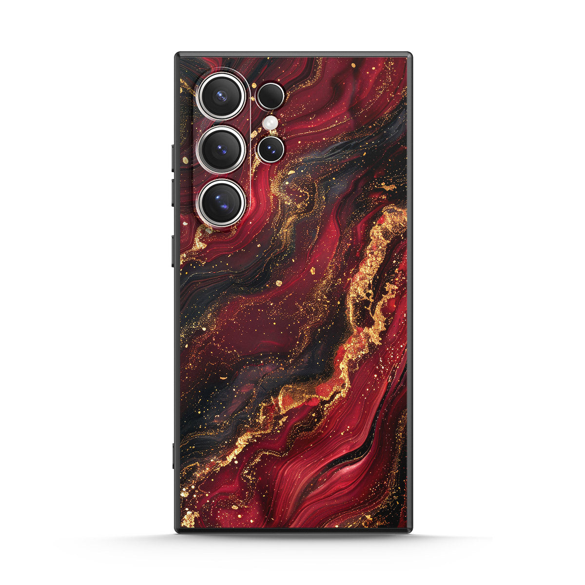 Dark Red Gilt - Samsung Silicone Case