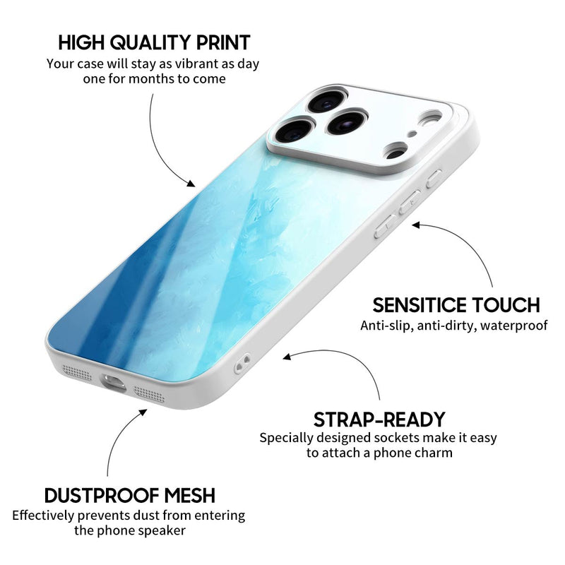 Azure Beach - iPhone Glass Case