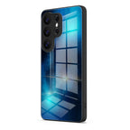 Blue King Star - Samsung Glass Case