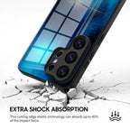 Blue King Star - Samsung Glass Case
