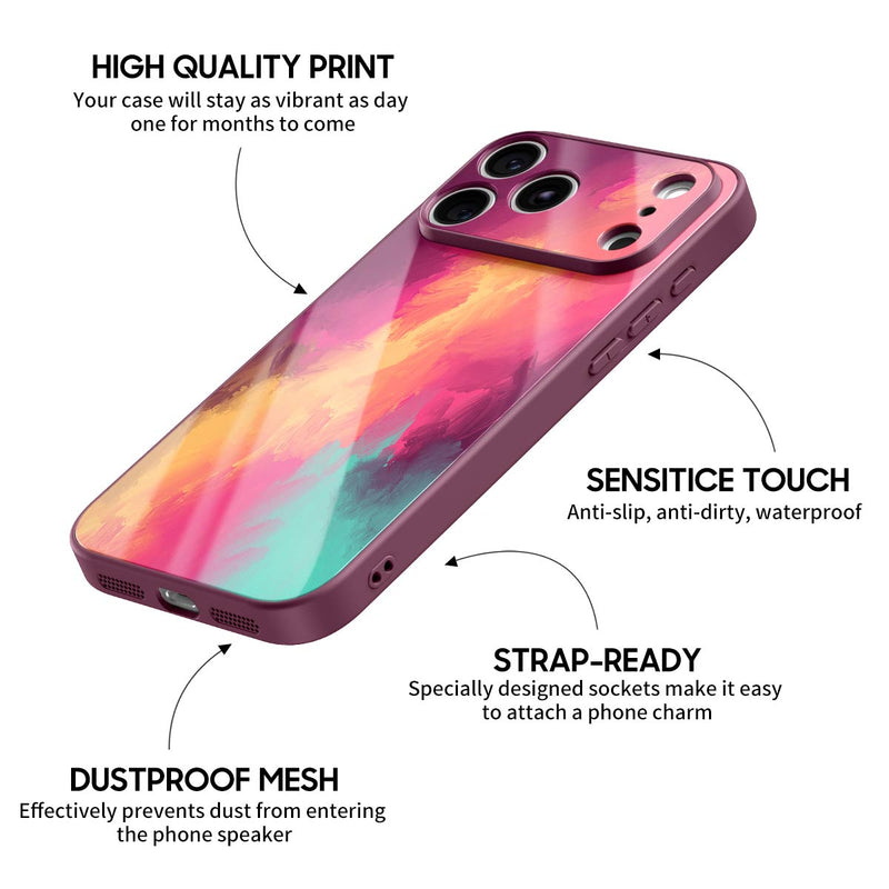 Flamingo - iPhone Glass Case