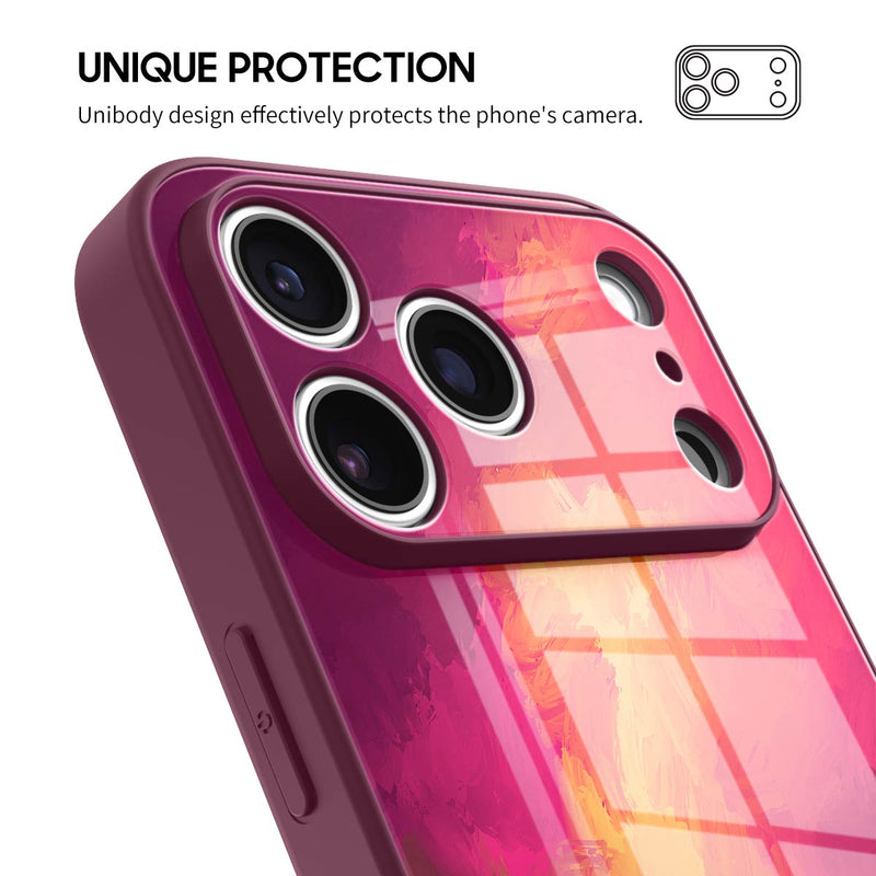 Flamingo - iPhone Glass Case