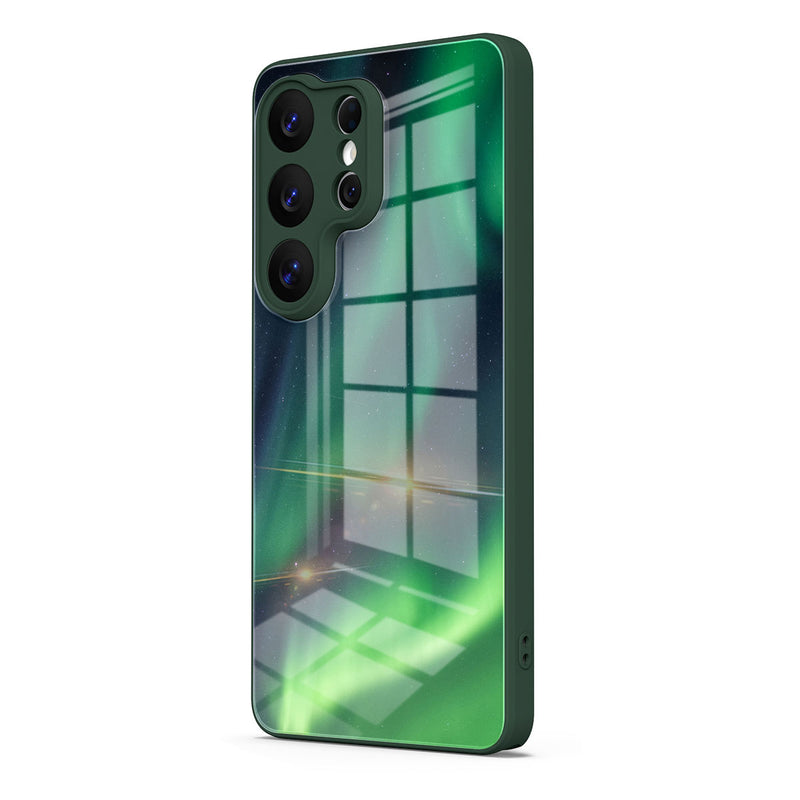 Aurora Green - Samsung Glass Case
