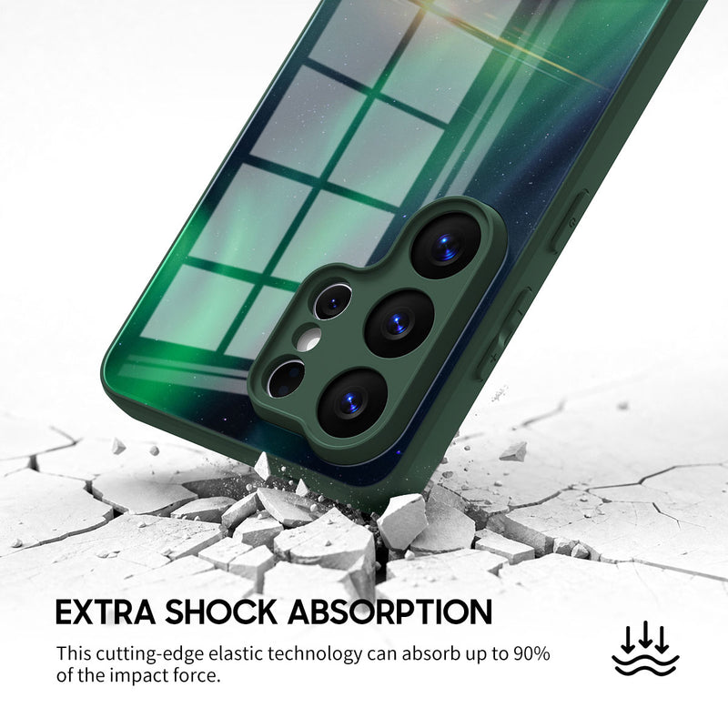 Aurora Green - Samsung Glass Case